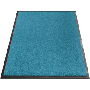 Floordirekt Schmutzfangmatte Monochrom, 120 x 180cm, türkis