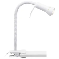 BRILLIANT FLEX Klemmleuchte 52 cm Metall / Kunststoff Weiß, 24705T05