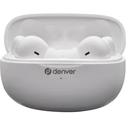 Denver TWE-49ENC (ANC, 6.50 h, Kabellos), Kopfhörer, Weiss