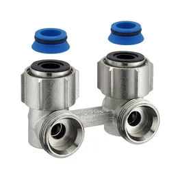 Logafix Hahnblock Eck G3/4'' x G3/4'' AG