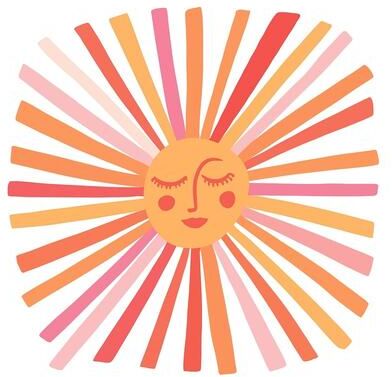 Jewel Cat Coquillette Sunshine Peel And Stick Giant Wall Decal