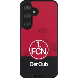 Nivocase Handyhülle für Samsung Galaxy S25 Hülle NIVOpure Case Schwarz 1. FC Nürnberg Der Club Offizielles (Samsung Galaxy S25), Smartphone Hülle, Schwarz