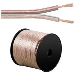 HDgear Lautsprecherkabel OFC (20 m, 2.50 mm2), Lautsprecherkabel, Transparent