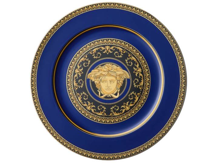 Versace Versace Medusa Blue Platzteller 33cm