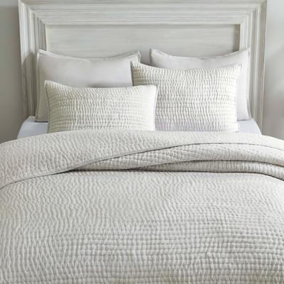 Superior LUX 100% Silk Luxury Quilt Set Hand-Stitched Pick Stitch Bedding, All-Season Coverlet with Matching Shams