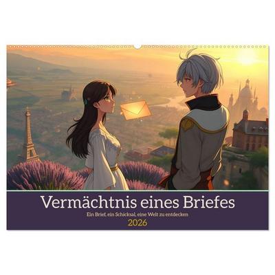 Vermächtnis eines Briefes (Wandkalender 2026 DIN A2 quer), CALVENDO Monatskalender