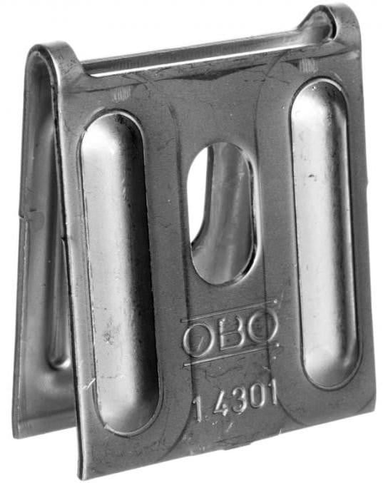 OBO K12 1818 A2 Wandbevestiging voor goten, type 50x59, A2 kwaliteit (1.4301), 2B afwerking