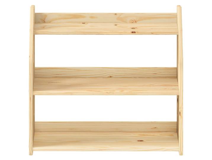 Etagère enfant 3 étagères en bois massif, coloris naturel