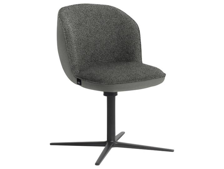 Schöner Wohnen Armlehnstuhl, Grau, Metall, Uni, eckig, 56x85x65 cm, Lederauswahl, Stoffauswahl, Esszimmer, Stühle, Polsterstühle