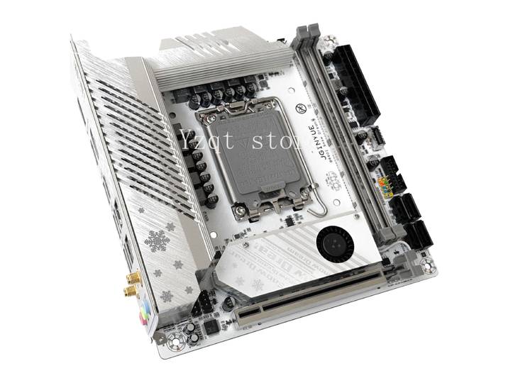 B760itx carte principale D5 bureau 1700 broches CPu mini H610D4 ordinateur wifi blanc