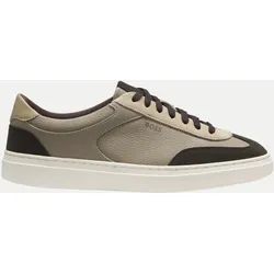 Sneaker Kieran mit Veloursleder Beige 45