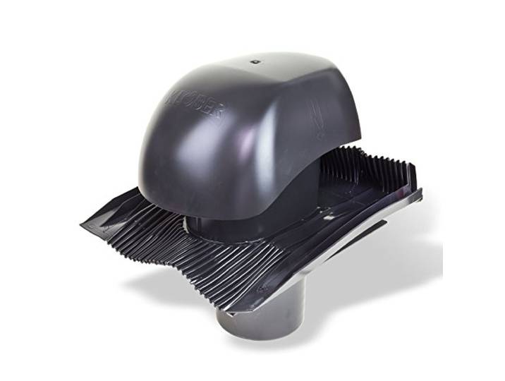 Klöber Venduct Lüfter-Set DN160 schwarz Universal Dachentlüftung Dachlüftung Dunstabzug KE0561-0450