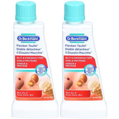DR Beckmann Teufel Fleckentferner Blut & Proteine x2 2x50 ml Liquidum