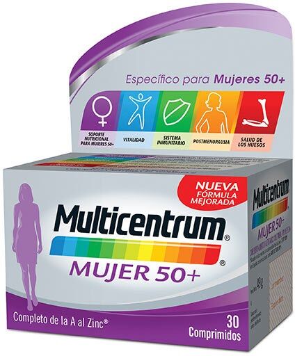 Multicentrum Para Mujer 50+ 30Ud