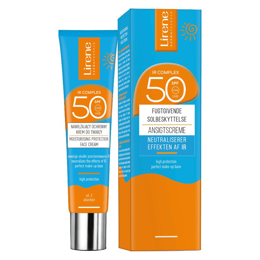 Lirene Sun Moisturizing Protective Face Cream Spf50 40Ml (SPF 50, 40 ml) (10E31105)