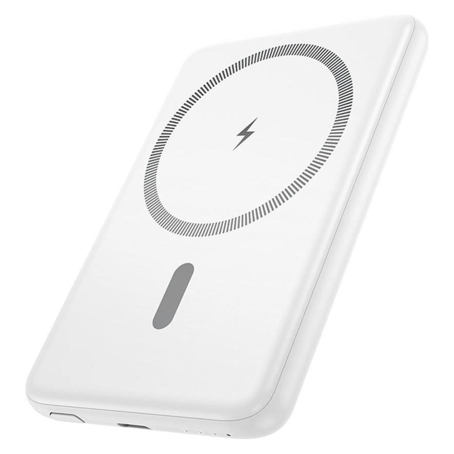 Hoco J140A, 5000mAh, 20W, PD + QI, Weiss (5000 mAh, 20 W, 19.25 Wh) (HOCO)