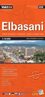 Plan de ville - Elbasani (Albanie), n° 409   Vektor