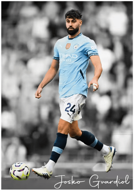Inspire Picks Famous Soccer Player Canvas Poster Modern Football Wall Art For Home & Living Room Decor 15 20x30cm Unframed