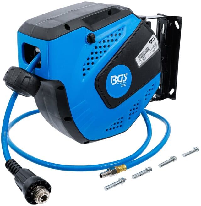 BGS Tuyau à air comprimé avec enrouleur, automatique, 10 m ; BGS technic (3297)