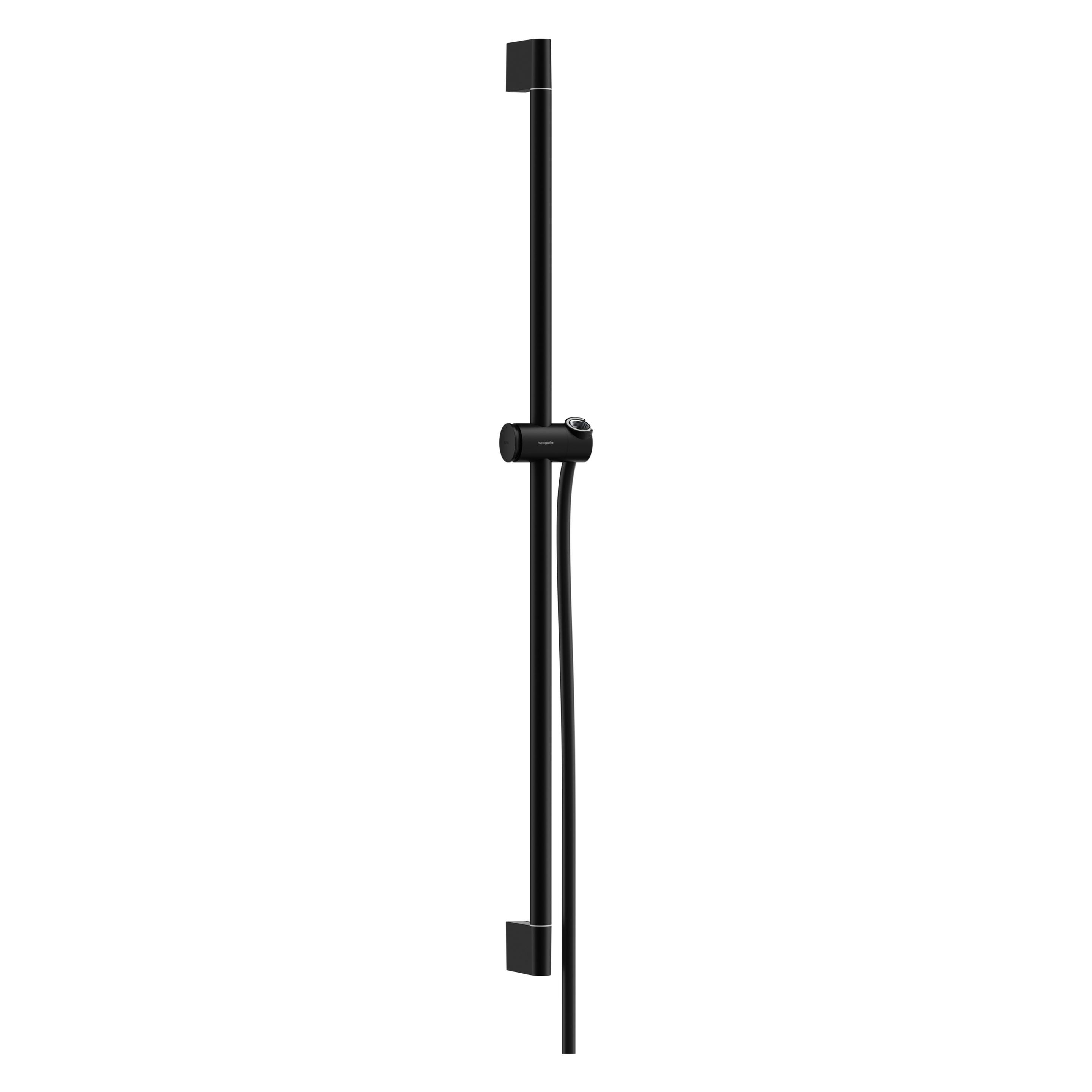 hansgrohe Unica Duschstange Pulsify S, 90 cm, mit Push Duschkopfhalter und Duschschlauch, 24401 (24401670)