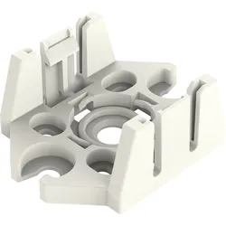 WAGO 770-673 - Montageplatte, 3-polig, für Verteiler, Kunststoff, weiß
