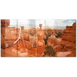 WANDUHR aus Glas 60x30 cm - Bryce Canyon