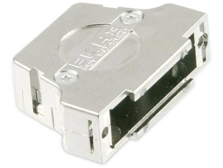 Connector behuizing voor seriële RS232 connector 25-pins SUB-D - gemetalliseerd