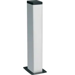 Hager Bodenanschlusssäule 2-seitig frontrastender Einbau Alu DAP L=0,65m verkehr
