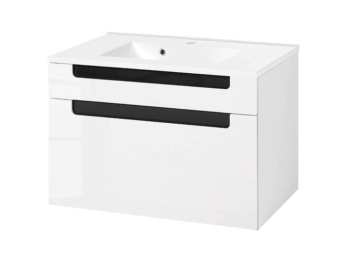 Meuble lavabo Laris II 80 x 54 x 47cm Blanc