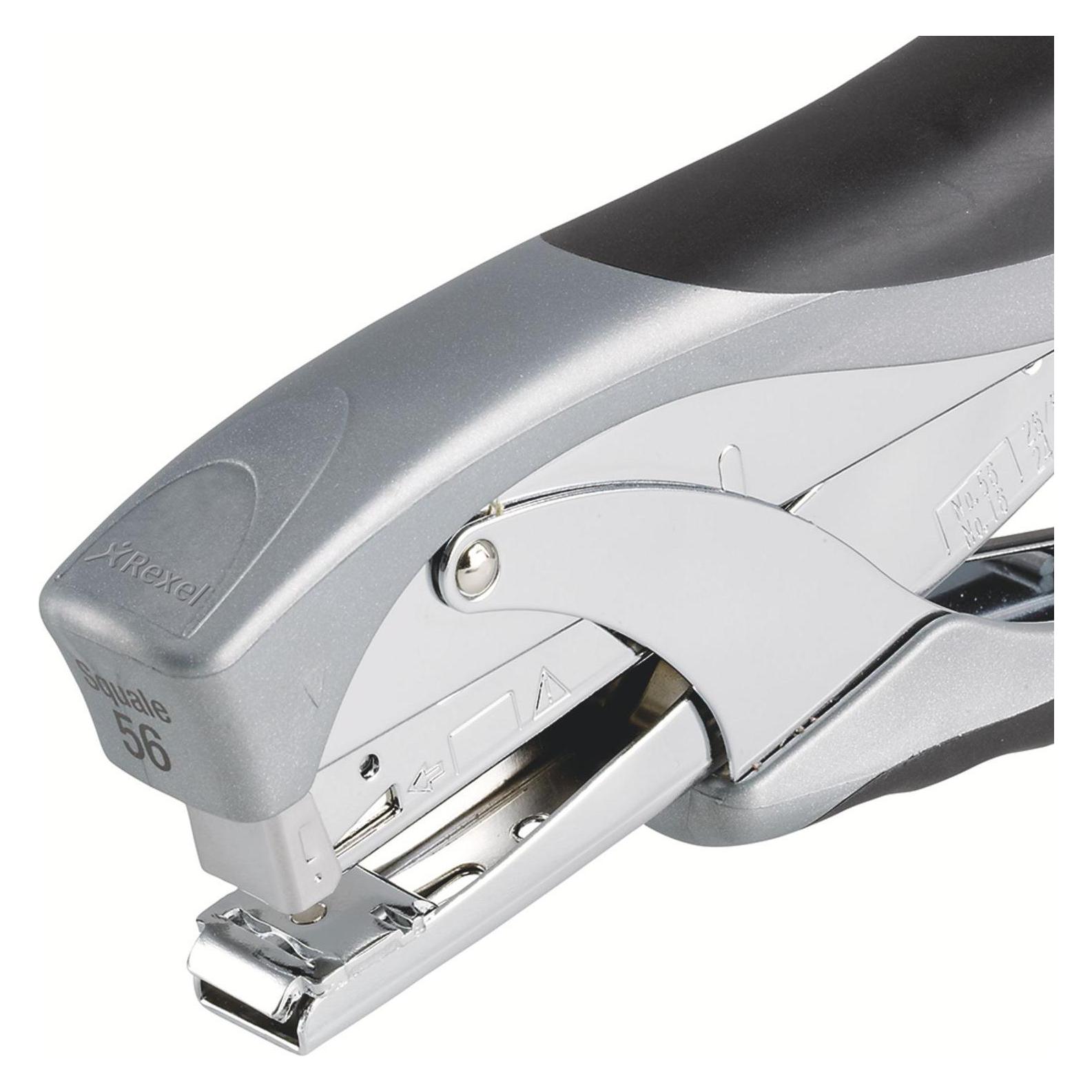 Rexel Heftzange Office 56, silber / schwarz Heftleistung: 2 (25 Blätter) (2600001)