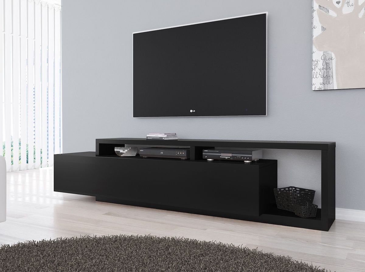 Meubella TV-Meubel Bello Mat Zwart 219 cm