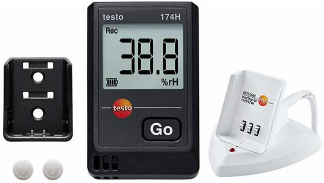 Testo Enregistreur de données avec station d’accueil USB, Type: 174H (0572 0566)