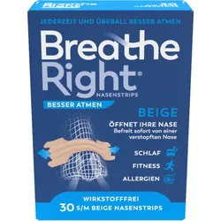 Breathe Right Nasenpflaster beige
