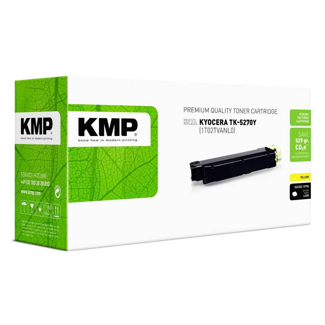 KMP Toner ersetzt TK5270Y (Y) (2923,0009)