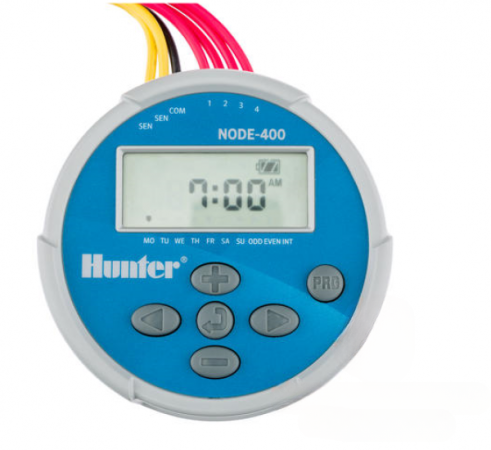 Node Hunter Steuergerät 1 Station NODE-100, 2 Station NODE-200, 4 Station NODE-400, 6 Statione NODE-600 und Node BT Batterie (Node und Node BT batteriebetriebenes Steuergerät Hunter: NODE-200, Steuergerät für 2 Station 9VDC) 3.79-S51