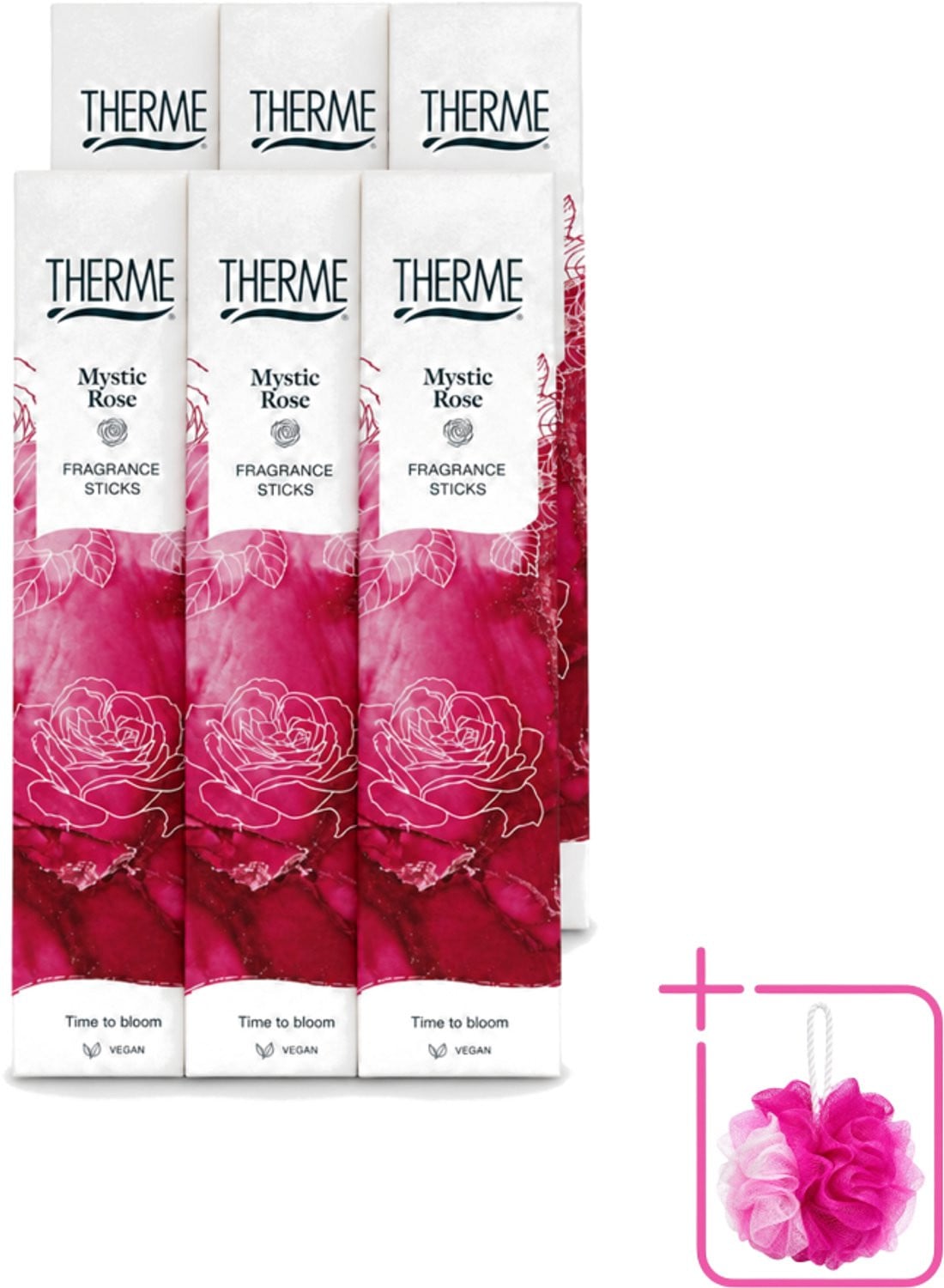 Therme Mystic Rose Geurstokjes met 6 stuks - 100ml