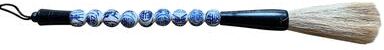 "Artissance 12"" Long Blue and White Ceramic Ball Calligraphy Brush"