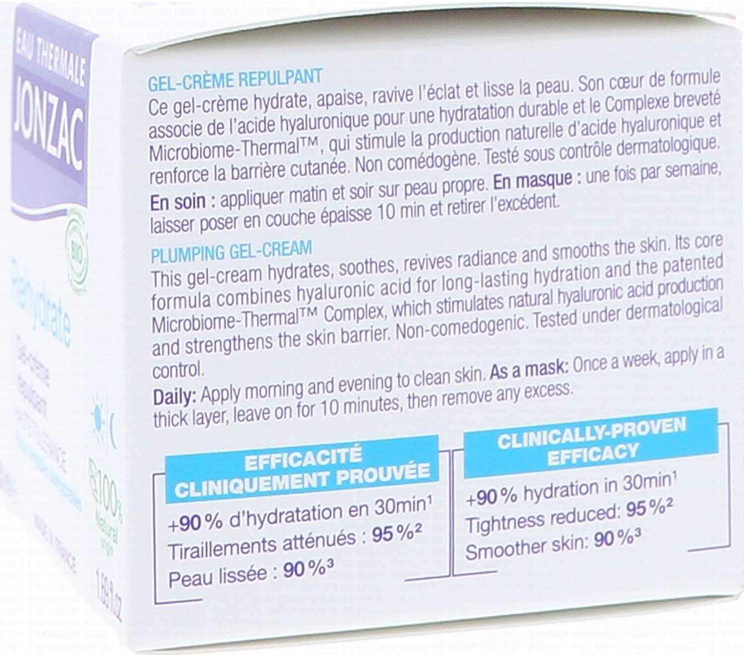 Jonzac Rehydrate Gel Crema Rellenador 50 ml