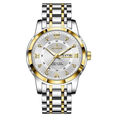 LIGE Herren Quarzuhr Armbanduhr leuchtend Edelstahl Beobachten