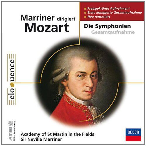 Neville Marriner - Marriner dirigiert Mozart (ELO) (Eloquence) - Preis vom 11.10.2026 15:43:13 h