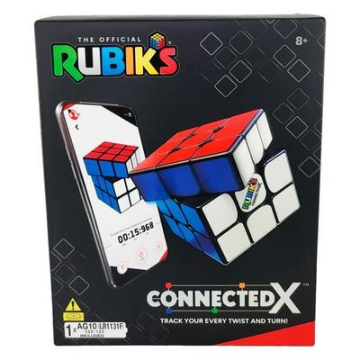 Rubik's Zauberwürfel ConnectedX, klassischer 3x3-Würfel mit Bluetooth-Funktion, Knobelaufgabe, herausforderndes Denkspiel, ab 8 Jahren