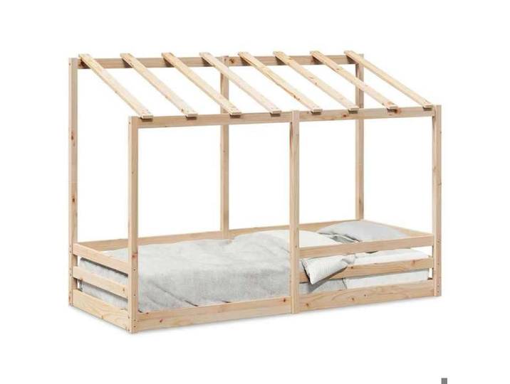 Brun Lit pour enfants sans matelas 75x190 cm bois pin massif - Structure de lit LV117825