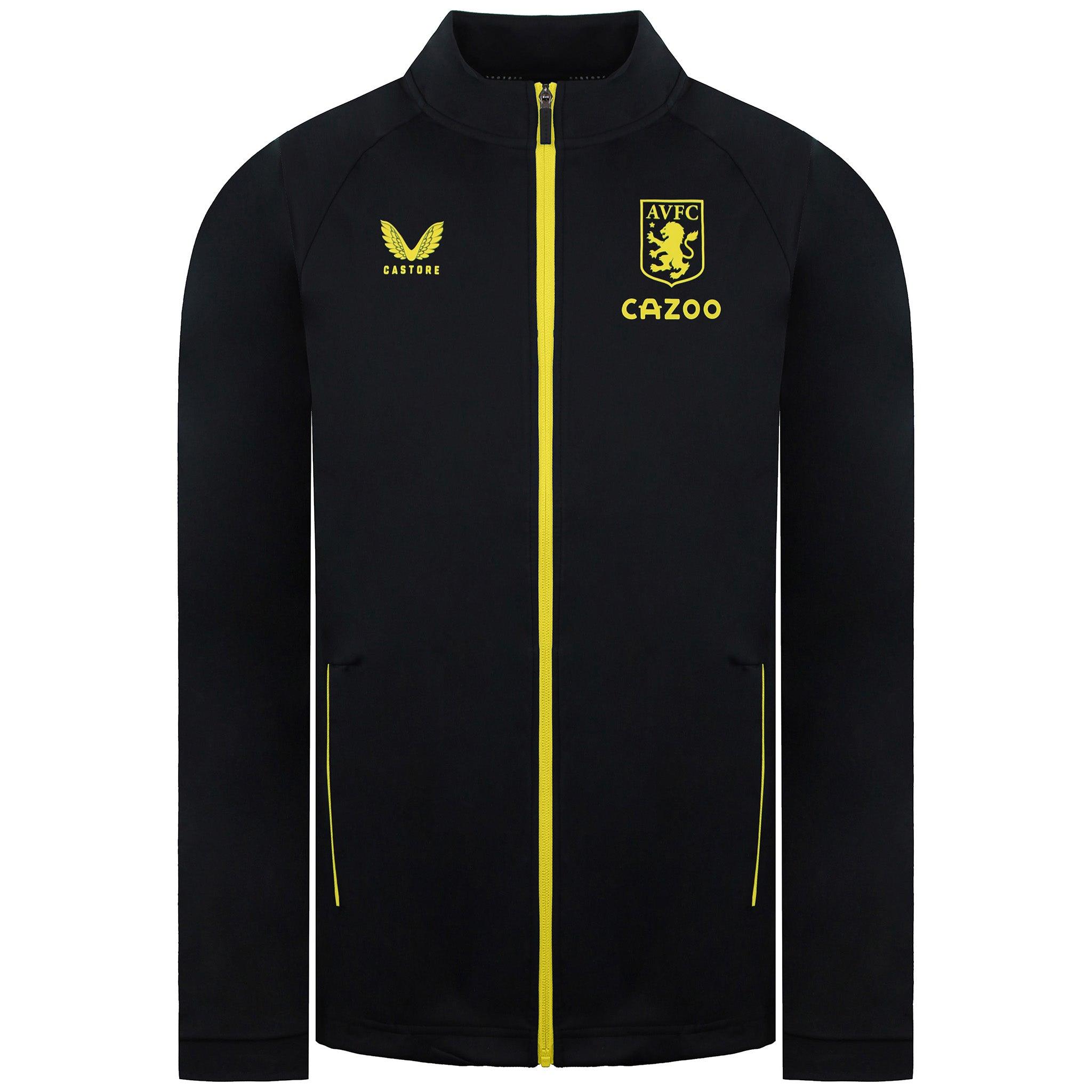 Castore Aston Willa Schwarze Trainingsjacke für Herren
