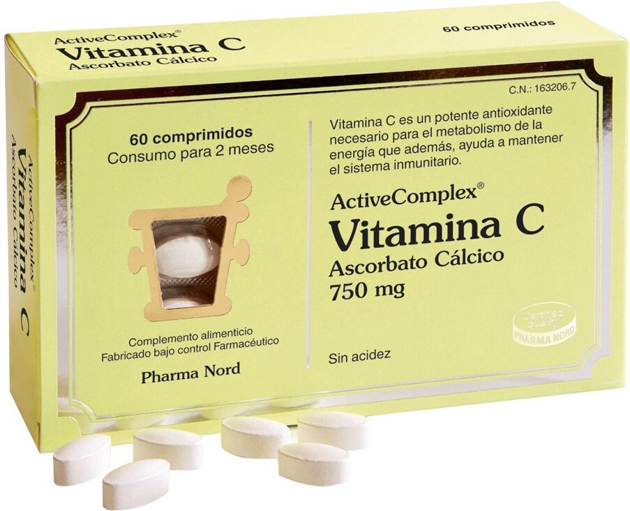 Pharma Nord Comprimidos ActiveComplex Vitamina C Ascorbato Cálcico .