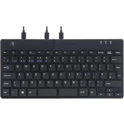 R-Go Tools Split Break (Eng. Int., Kabelgebunden), Tastatur, Schwarz