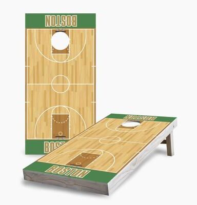 Skip's Garage Boston Celtics Regulation 2x4 Cornhole Game Set