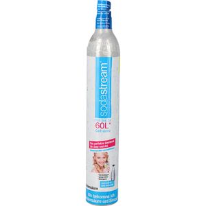 Sodastream CO2-Zylinder blau, Einschraub-System, für Wassersprudler, für 60 Liter Sprudelwasser