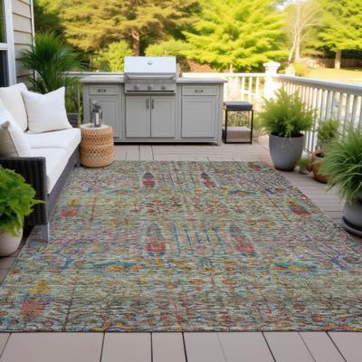 Addison Rugs Machine Washable Indoor/Outdoor Traditional Americana Chantille Rug