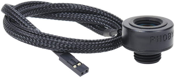 Phobya Temperatursensor Innen-/Au&szlig;engewinde G1/4 - black matt