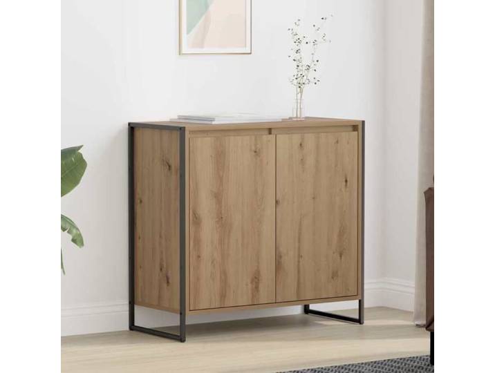 (ON SALE)Buffet bahaut/Enfilade - cabinet d'appoint Chêne artisan 79x36x75 cm @FR2691726